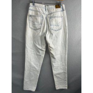 American Eagle Outfitters Light Wash Striped Jeans